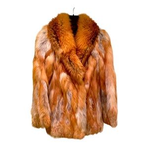 Fox fur coat